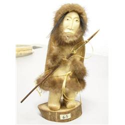 10" whale bone hunter by Michael Scott (2)