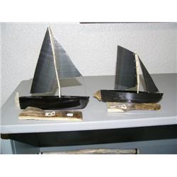 Pair of baleen ships, stock # 325f and 326f (2)