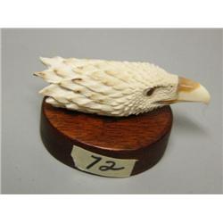 3" ivory eagle's head by Michael Scott (2)