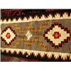 Image 2 : Navajo rug 64" length x 31" width; contemporary decorator's rug with floral design (53)