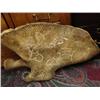 Image 5 : 2 whales carved on whale flipper bone 21" high and 28" long and on other side a group of 2 killer wh