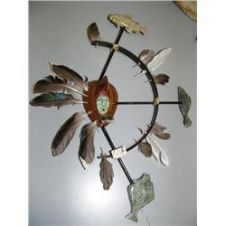 CHOICE of: 16" hunter's masks done by Patrick Sowe with halibut, seal, fish (2)