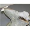 Image 2 : Whale bone sculpture of seal lion with ivory fish in mouth- 12" long and 8" high, stock #267f, made 