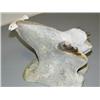 Image 3 : Whale bone sculpture of seal lion with ivory fish in mouth- 12" long and 8" high, stock #267f, made 