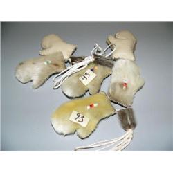 Lot of 3 Eskimo Yo-yos by Maria Anaruk of Togiak, Alaska (2)