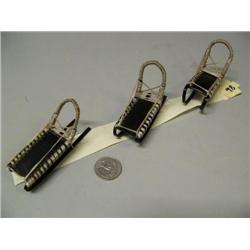 3 baleen sleds 3" long (2)