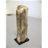 Image 3 : 6" fossilized ivory carved with 2 faces by William Pelowook (2)