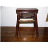 Image 1 : Stock #3107 ca. 1860 wood stool 20" H (800)