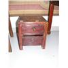 Image 1 : ca. 1870 Small 2-drawer table 14" H, 12-1/2" D, 12-1/2" W stock #1433 (800)