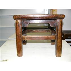 CHOICE on foot stool: circa 1850 13" tall stock #3107 (800)