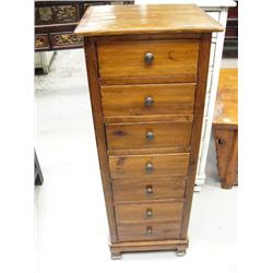 CHOICE of: 7-drawer chest in pine, natural pine finish, stock #1406 (800)