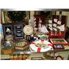 Image 3 : 3 large sailing ships; ship bookends; 2 small cased ships; 2 clocks; knot board; 6 miniature frames 