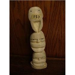 9" whale bone masks by Mark Seaganna (2)