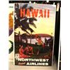 Image 3 : Group of 3 travel posters: 2 are Northwest Orient Airlines; 1 is United (2)