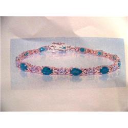 Emerald and Diamond Bracelet 10 K yellow gold- emeralds are oval, faceted approx. 3.00 carats transl