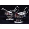 Image 1 : PAIR OF ENGLISH SHEFFIELD SILVER PLATED GRAVY BOATS