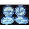 Image 1 : FOUR ROYAL COPENHAGEN CHRISTMAS PLATES