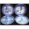 Image 1 : FOUR ROYAL COPENHAGEN CHRISTMAS PLATES
