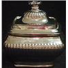 Image 1 : SILVER LUSTRE COVERED SUGAR BOWL