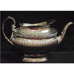 SILVER LUSTRE TEA POT