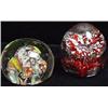 Image 1 : TWO GLASS PAPERWEIGHTS