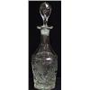 Image 1 : CLEAR PRESSED GLASS DECANTER