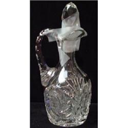 BRILLIANT CUT GLASS CRUET