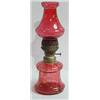 Image 1 : CRANBERRY VICTORIAN  ART GLASS TWINKLE LAMP