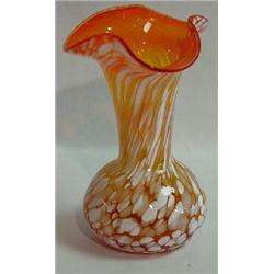 VICTORIAN ART GLASS VASE