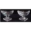 Image 1 : PAIR OF WATERFORD CLEAR CUT OVAL MASTER OPEN SALTS
