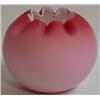 Image 1 : SHADED PINK BLOWN SATIN OVERLAY ART GLASS ROSE BOWL