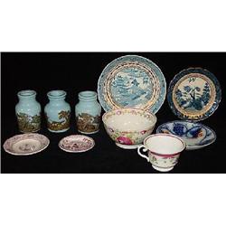 AN ASSORTMENT OF ENGLISH PORCELAIN