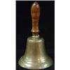 Image 1 : BRONZE HAND HELD SCHOOL BELL
