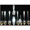 Image 1 : SIX SILVER TEASPOONS