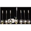 Image 1 : SIX ENGLISH SILVER APOSTLE SPOONS