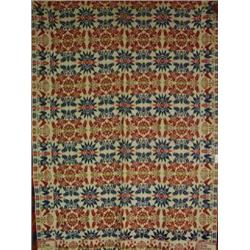 A JACQUARD COVERLET