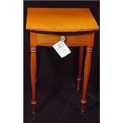 SHERATON CHERRY BOW FRONTED NIGHTSTAND
