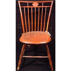 WINDSOR BUTTERFLY BACK SEVEN SPINDLE SIDE CHAIR