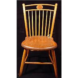 WINDSOR BUTTERFLY BACK SEVEN SPINDLE SIDE CHAIR