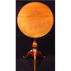 WALNUT  TILT TOP CANDLESTAND