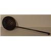 Image 1 : HANDWROUGHT IRON LONG HANDLED STRAINER LADLE