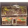 Image 1 : A PENNSYLVANIA DECORATED TALL (TIN) TRINKET BOX