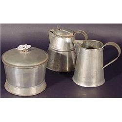 THREE YORK COUNTY, PENNSYLVANIA, TINWARE SALESMEN SAMPLES