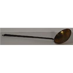AN ENGLISH EARLY 19TH CENTURY LADLE