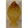 Image 1 : BUTTERSCOTCH TO CARMEL PRESSED GLASS NEWEL POST FINIAL