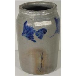 GREY STONEWARE CROCK