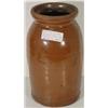 Image 1 : COILED REDWARE STORAGE CROCK