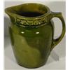 Image 1 : GREEN GLAZED STONEWARE PITCHER