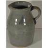 Image 1 : GREY GLAZED COILED STONEWARE JUG