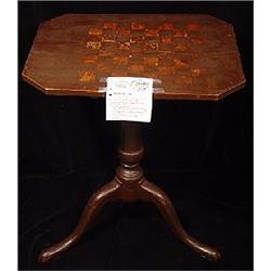 OCTAGONAL SHAPED TILT TOP CANDLESTAND